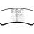 DP1500  EBC Brakes Ultimax2 Тормозные колодки зад. FORD Fairlane