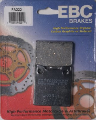 FA222 EBC BRAKES Organic тормозные колодки SUZUKI RF 