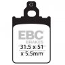 FA186 EBC BRAKES Organic тормозные колодки  LML Star; PIAGGIO Quartz, Skipper; VESPA LX, PX