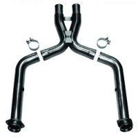 60-42-ORX KOOKS HEADERS 3" x 2 3/4" OEM Exhaust Off-Road X Pipe (No Cats). Используется только с коллектором Kooks для: FORD MUSTANG GT
