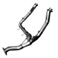 6061 KOOKS HEADERS 3" Stainless Off Road Turbo Down Y-Pipe для: FORD F150