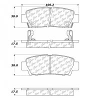 106.06720 Тормозные колодки PosiQuiet Extended Wear TOYOTA