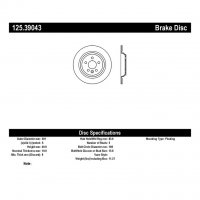 125.39043 Тормозные диски Premium LAND ROVER, VOLVO зад