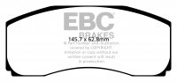DPX2047 EBC Brakes Ultimax2 Тормозные колодки зад BMW 5 Series, 5, 5, 5, 5 xDrive, 5 xDrive, 5 xDrive, 5 xDrive, 7, 7, 7 xDrive, 7 xDrive, i8