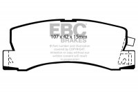 DP628 EBC Brakes Ultimax2 тормозные колодки HOLDEN Apollo; LEXUS RX300; TOYOTA Avensis, Camry, Carina E, Celica, Harrier, Windom, Corona