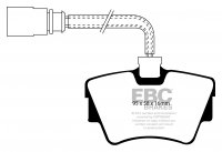 DP21285 EBC Brakes Greenstuff тормозные колодки зад VOLKSWAGEN Caravelle, Transporter (Kombi)/Camper Van