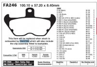 FA246HH EBC BRAKES Double-H™ тормозные колодки