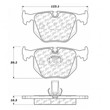 309.06830 StopTech Тормозные колодки Performance Pads BENTLEY,BMW 