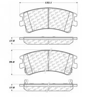 309.09570 StopTech Тормозные колодки Performance Pads   для: MAZDA