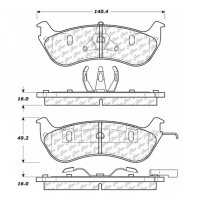 106.06740 Тормозные колодки PosiQuiet Extended Wear LINCOLN