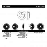 120.46072 Тормозные диски Premium MITSUBISHI зад