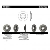 121.99015 Тормозные диски Premium VOLKSWAGEN зад