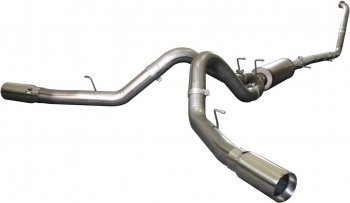 49-43016 Afe Power Полная выхлопная система Turbo-Back 4.0" Ford Dsl Trucks 03-07 V8-6.0L (раздвоенный) 