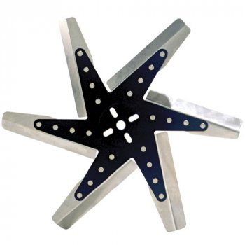 19113 DERALE Вентилятор High Performance стальной черный - Standard Rotation 13" Stainless steel fan blades