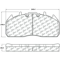106.13230 Тормозные колодки PosiQuiet Extended Wear зад., перед