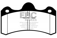 DPX2043 EBC Brakes Ultimax2 Тормозные колодки LANCIA Ypsilon