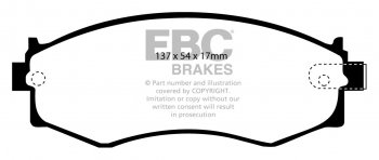 DP3792C EBC Brakes Тормозные колодки перед NISSAN 