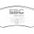 DP501  EBC Brakes Ultimax2 Тормозные колодки зад. FIAT Argenta