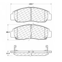 309.09590 StopTech Тормозные колодки Performance Pads ACURA,HONDA