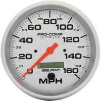 5" сподометр, 160 MPH, IN- DASH, ELEC, ULTRA-LITE AUTO METER #4489
