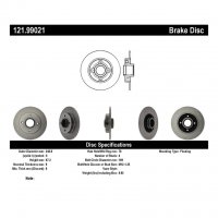 121.99021 Тормозные диски Premium PEUGEOT зад