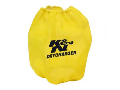 RC-5060DY K&amp;N Чехол фильтра DRYCHARGER для жёлтый, CUSTOM PreCharger ® - K&N PreCharger является специально разработанным фильтром для того чтобы продлить интервал обслуживания K&N фильтра, при использование в очень пыльных условиях.