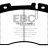 DP4927/2R EBC Brakes Yellowstuff Тормозные колодки перед MERCEDES-BENZ (W124), C (W202), E (W124)