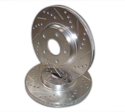 R1 CONCEPTS Тормозные диски - E-Line - переднии сквозная перфорация/насечки LEXUS GS 300, GS 450 