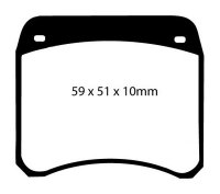 DPX2128 EBC Brakes Ultimax2 тормозные колодки перед AUSTIN Mini; DEEP SANDERSON 301; MICROCAR MC2; MORRIS Mini; RILEY Elf; WOLSELEY Hornet, зад LIGHT CAR COMPANY Rocket