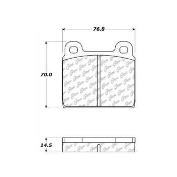 309.00450 StopTech Тормозные колодки Performance Pads 