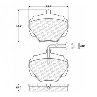 106.05180 Тормозные колодки PosiQuiet Extended Wear LAND ROVER