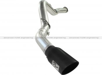 49-44040-B Afe Power Выхлопная система DPF-Back 5.0" GM Dsl Trk 07.5-10 V8-6.6L blk tip 