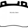 DP4963R EBC Brakes Yellowstuff Тормозные колодки перед BMW (ALPINA) B10 , B11, B12; MERCEDES-BENZ (W140), CL (C140), S (W140)