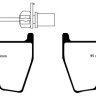 DP31513C EBC Brakes Redstuff Тормозные колодки AUDI R8, RS4, RS5, RS6; LAMBORGHINI Gallardo, Huracan, Murcielago; VOLKSWAGEN Phaeton