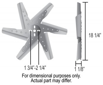 19917 DERALE высокопроизводительный алюминиевый вентилятор с изменяемой геометрией лопасти 19" 