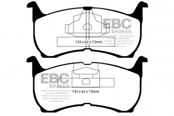 DP1503 EBC Brakes Ultimax2 Тормозные колодки перед  FORD Fairlane, Fairmont, Falcon, Telstar выпуска 1983-1999 года
