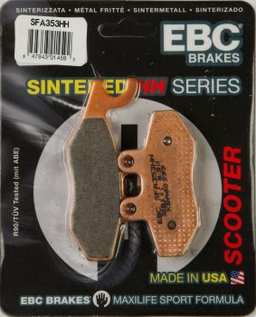 SFA353HH EBC BRAKES Double-H™ тормозные колодки APRILIA, DERBI, GILERA, KEEWAY, PIAGGIO, VESPA 1997-2012 года выпуска