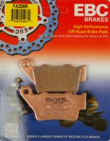 FA208R EBC BRAKES Organic тормозные колодки ALFER, APRILIA, BENELLI, CCM, FACTORY, GAS-GAS, HIGHLAND, HUSABERG, HUSQVARNA, KRAM-IT (KRAMER), KTM, MAICO, PRAGA, T.M., VERTEMATI, VOR, YAMAHA