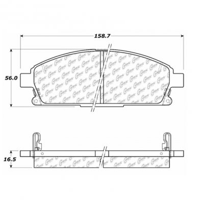 309.06910 StopTech Тормозные колодки Performance Nissan Передние