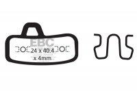 CFA494HH EBC BRAKES Organic тормозные колодки HAYES STROKER ACE