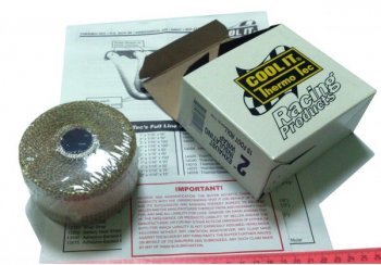 11152 THERMO TEC Термолента для выпускных коллекторов и глушителей  50мм Х 4,6м 