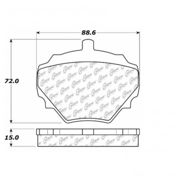 106.05181 Тормозные колодки PosiQuiet Extended Wear LAND ROVER 