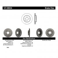 121.99034 Тормозные диски Premium FORD перед