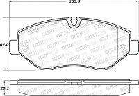 308.13160  StopTech Street Тормозные колодки Freightliner, Mercedes-Benz, Volkswagen