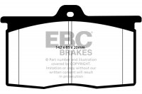 DP5041 EBC Brakes Bluestuff NDX Тормозные колодки перед/зад BMW M1 Procar; DODGE Avenger