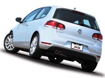 140369 Выпускная система BORLA Настроенный выпуск Volkswagen GOLF TDI 2010 2.0L AT/MT FWD 2010-2011 VOLKSWAGEN GOLF