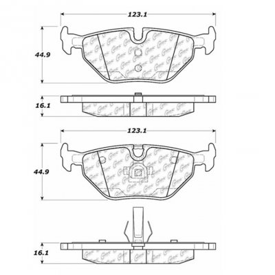 309.06920 StopTech Тормозные колодки Performance Pads   для: SAAB,BMW 