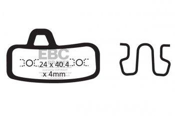 CFA494R EBC BRAKES Organic тормозные колодки HAYES STROKER ACE Подходят для: HAYES STROKER ACE