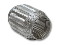 V32_41533 Exhaust Coupling: Various Makes and Models; TurboFlex Coupling; w/ Intelock Liner; 1.75" dia. x 4" long; stainless steel