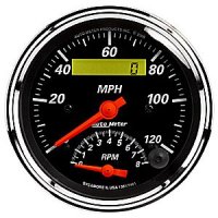 3-3/8" тахометр/сподометр COMBO 8,000 RPM/120 MPH AUTO METER #1481